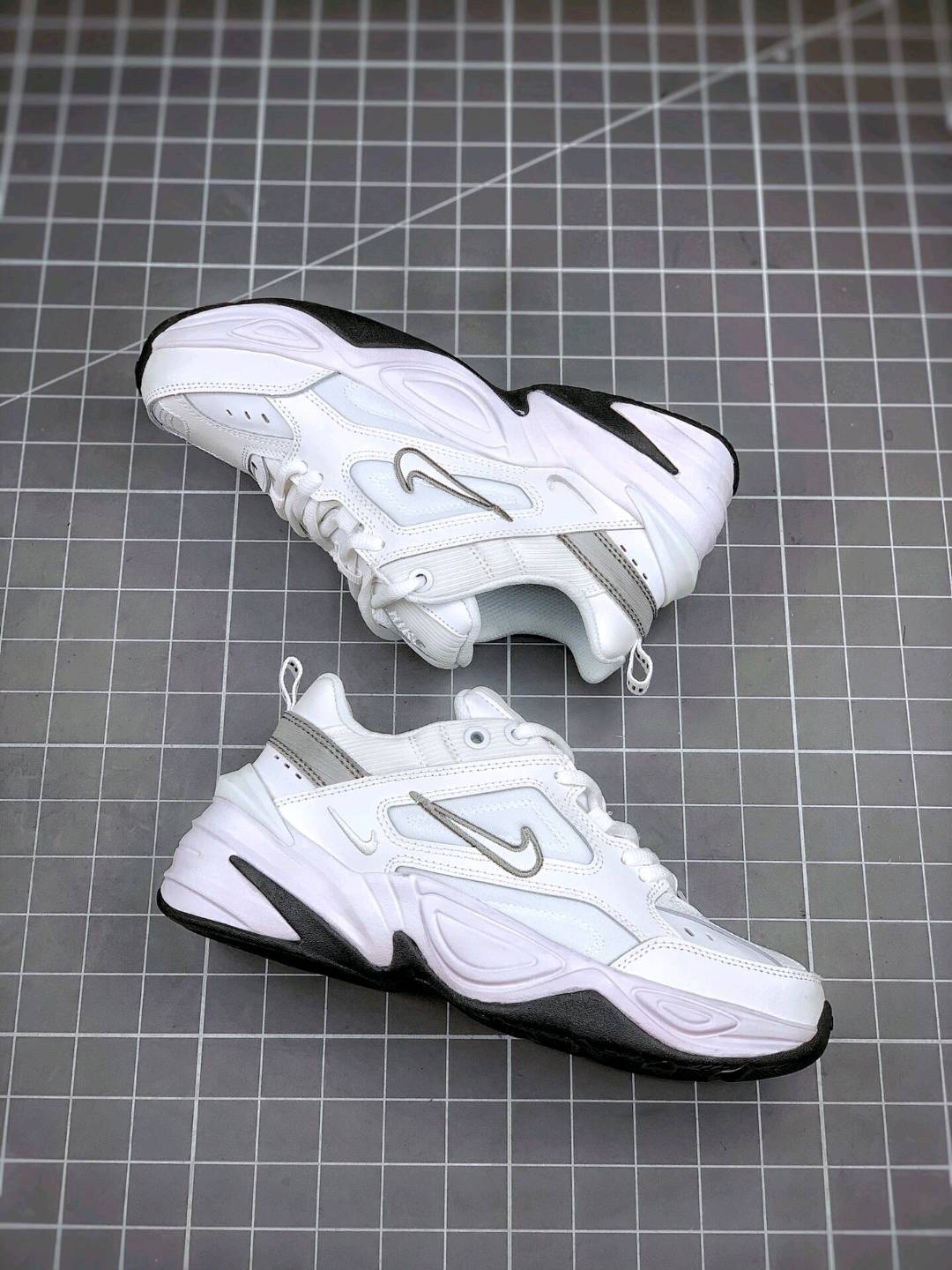💰180 头层纯原💰原版220 nk m2k tekno 黑白灰纯白天猫平台指定订单 完美工艺水平 复古贝壳头m2k雪地靴aj1满天星sacai华夫天使啊甘n老爹鞋休闲百搭nb327慢跑鞋 sb dunk影子灰黑白熊猫皮革空军一号纯白全白小麦搭配织物混合透气欧文篮球鞋鞋面 e