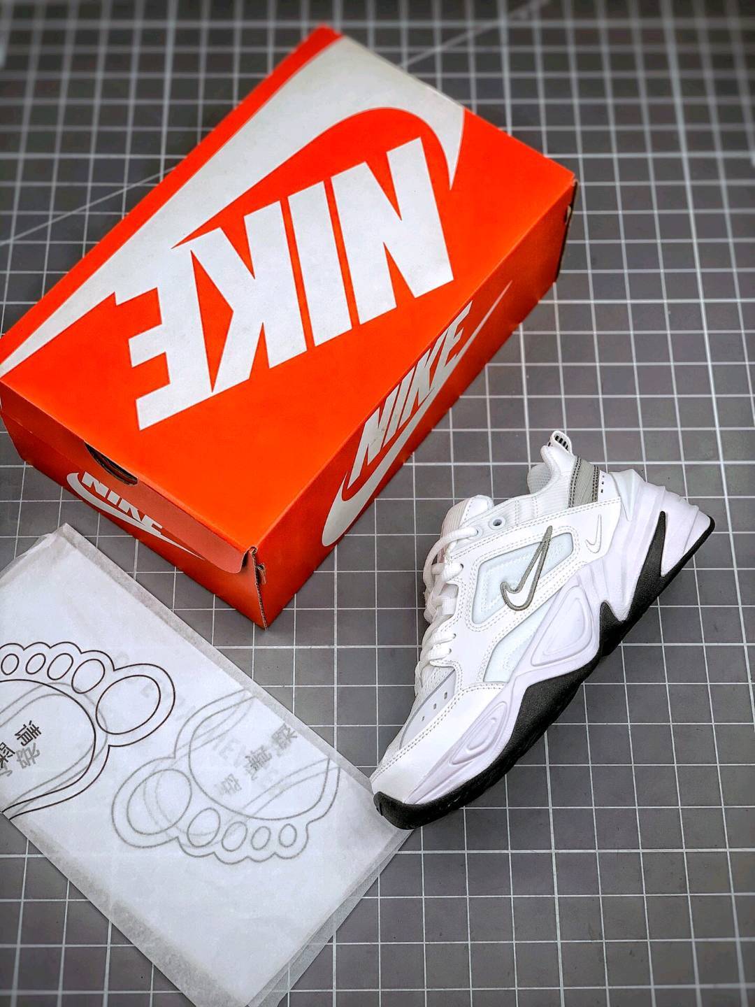 💰180 头层纯原💰原版220 nk m2k tekno 黑白灰纯白天猫平台指定订单 完美工艺水平 复古贝壳头m2k雪地靴aj1满天星sacai华夫天使啊甘n老爹鞋休闲百搭nb327慢跑鞋 sb dunk影子灰黑白熊猫皮革空军一号纯白全白小麦搭配织物混合透气欧文篮球鞋鞋面 e