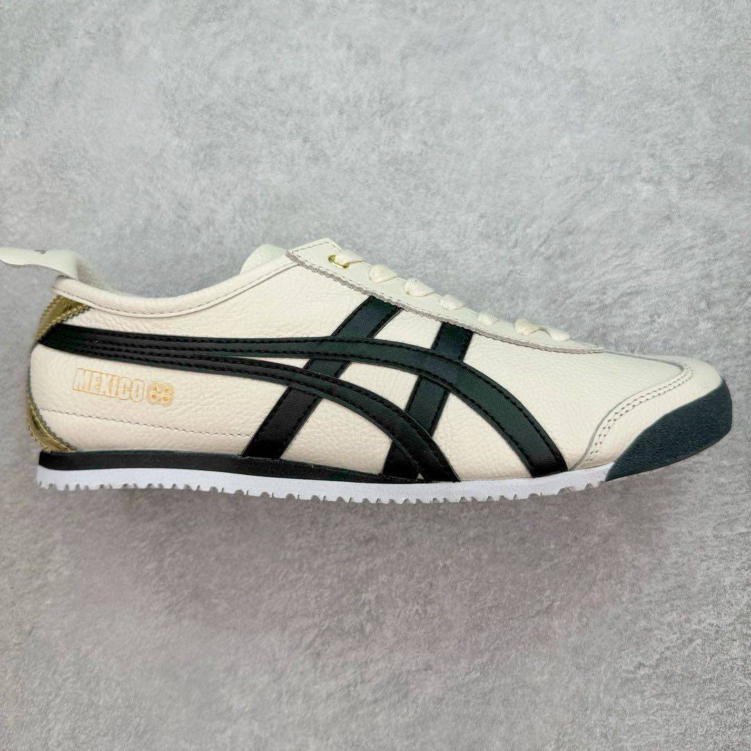 真标💰95  公司级💰120  纯原💰160  Asics Tiger Mexico 66 天猫专供 鬼冢虎阿斯克斯经典休闲鞋四联吊牌 纸板带钢印中底 原盒原标半码 四联官方吊牌 乳胶组合鞋垫 码数：36 37 37.5 38 39 39.5 40 40.5 41.5 42