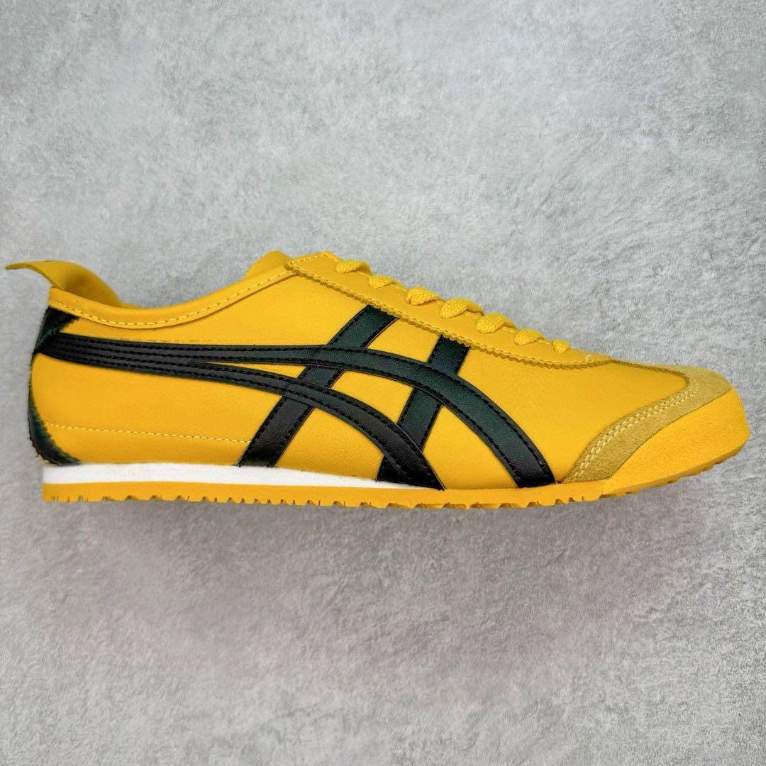 真标💰95  公司级💰120  纯原💰160  Asics Tiger Mexico 66 天猫专供 鬼冢虎阿斯克斯经典休闲鞋四联吊牌 纸板带钢印中底 原盒原标半码 四联官方吊牌 乳胶组合鞋垫 码数：36 37 37.5 38 39 39.5 40 40.5 41.5 42