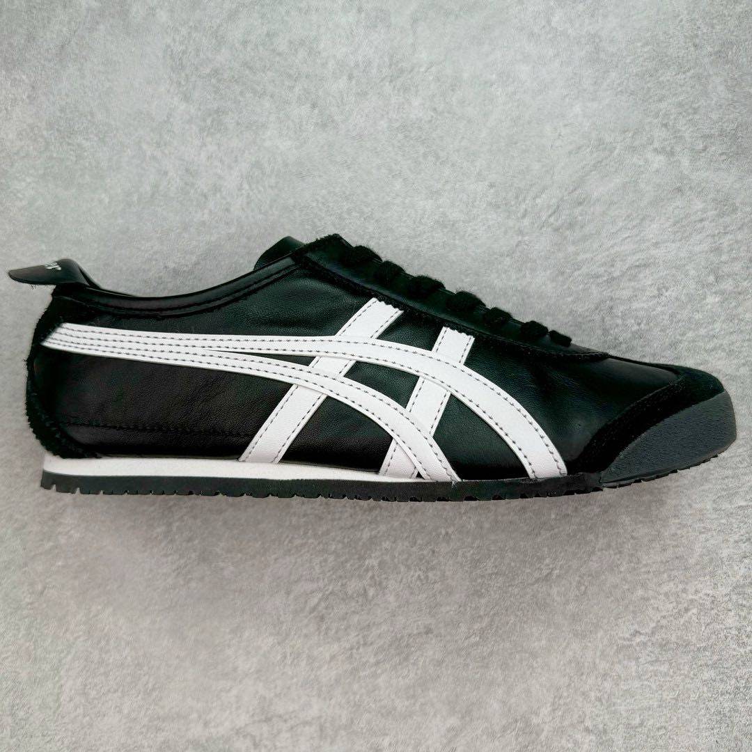 真标💰95  公司级💰120  纯原💰160  Asics Tiger Mexico 66 天猫专供 鬼冢虎阿斯克斯经典休闲鞋四联吊牌 纸板带钢印中底 原盒原标半码 四联官方吊牌 乳胶组合鞋垫 码数：36 37 37.5 38 39 39.5 40 40.5 41.5 42