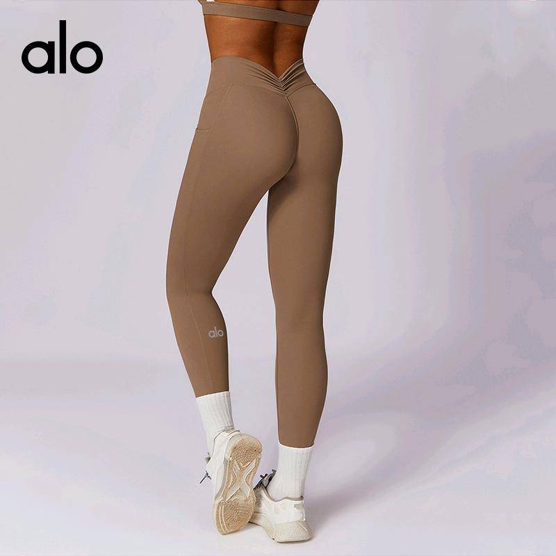 ALO YOGA💰93💎支持一件代发
aloyoga瑜伽裤速干紧身提臀瑜伽裤磨毛高腰健身裤运动打底裤
【品牌】ALO 
【款号】CCK8524
【面料】氨纶/锦纶
【颜色】高级黑，徽章蓝，玫红色，孔雀蓝，自由灰
【尺码】S，M，L，XL
 专柜同款品质，厂家直销，货源充足，售后保障