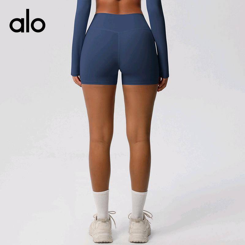 ALO YOGA💰68💎支持一件代发
aloyoga 跨境无尴尬线运动短裤女紧身高腰提臀云感瑜伽短裤
【品牌】ALO 
【款号】DK7101
【面料】氨纶/锦纶
【颜色】板栗色，黑色，徽章蓝，罗勒绿，浅象牙，石墨灰，霜灰色，天空蓝，胭脂红，樱花粉，酱紫色，中卡其
【尺码】S，M，L，XL
 专柜同款品质，厂家直销，货源充足，售后保障