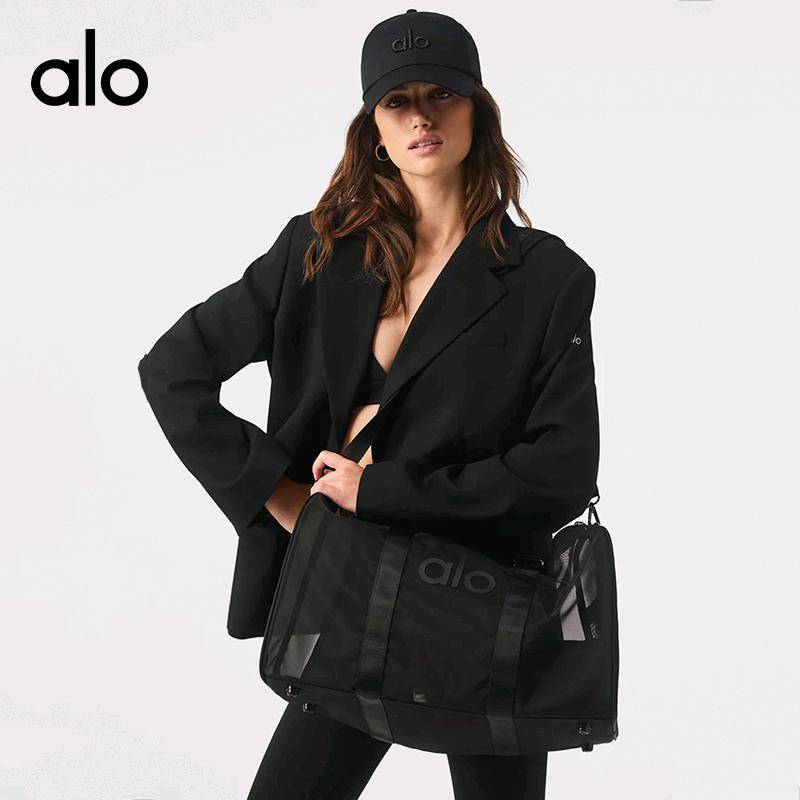 ALO YOGA💰98💎支持一件代发
aloyoga透明网包行李包瑜伽健身包女包户外健身包旅行斜跨包
【品牌】ALO 
【款号】JY51
【面料】PVC
【颜色】黑色，白色
【尺码】均码
 专柜同款品质，厂家直销，货源充足，售后保障
