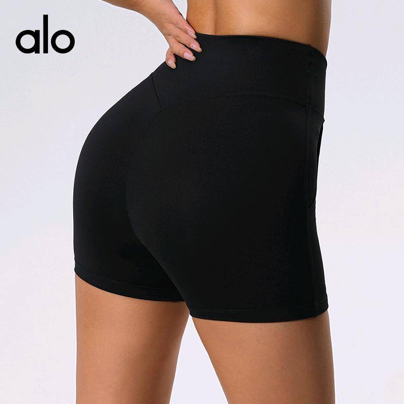 ALO YOGA💰75💎支持一件代发
aloyoga瑜伽短裤蜜桃臀高腰弹力裸感三分户外运动紧身跑步健身裤
【品牌】ALO 
【款号】T2017DK
【面料】锦纶/尼龙
【颜色】黑色，宝蓝色，罗兰紫，青绿色
【尺码】S，M，L，XL

 专柜同款品质，厂家直销，货源充足，售后保障