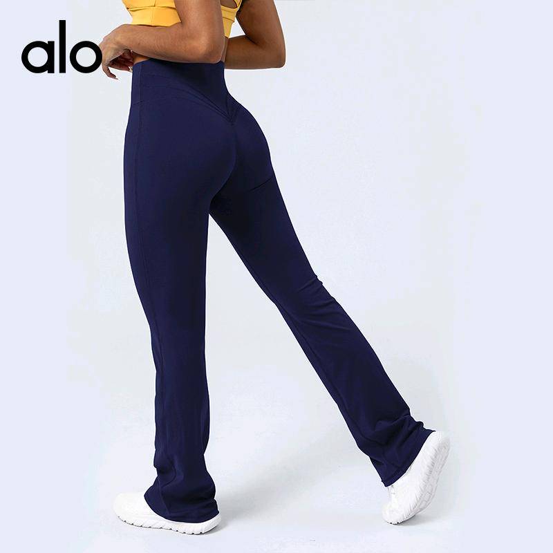 ALO YOGA 💰87 💎支持一件代发
aloyoga运动瑜伽长裤春提臀高腰健身喇叭裤紧身训练舞蹈阔腿女裤
【品牌】alo
【款号】CK2302
【面料】锦纶/尼龙
【颜色】褐色，蓝色，军绿色，黑色，藏蓝色，巧克力色
【尺码】S，M，L，XL
 专柜同款品质，厂家直销，货源充足，售后保障