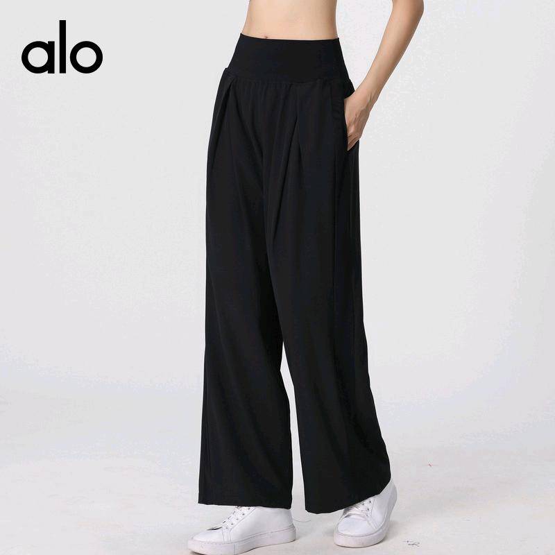 ALO YOGA  💰83💎支持一件代发
aloyoga运动裤女士宽松外穿直筒休闲长裤透气速干跑步阔腿瑜伽训练健身裤
【品牌】ALO 
【款号】9058
【面料】聚酯纤维
【颜色】白色，黑色，卡其棕
【尺码】S，M，L，XL
 专柜同款品质，厂家直销，货源充足，售后保障