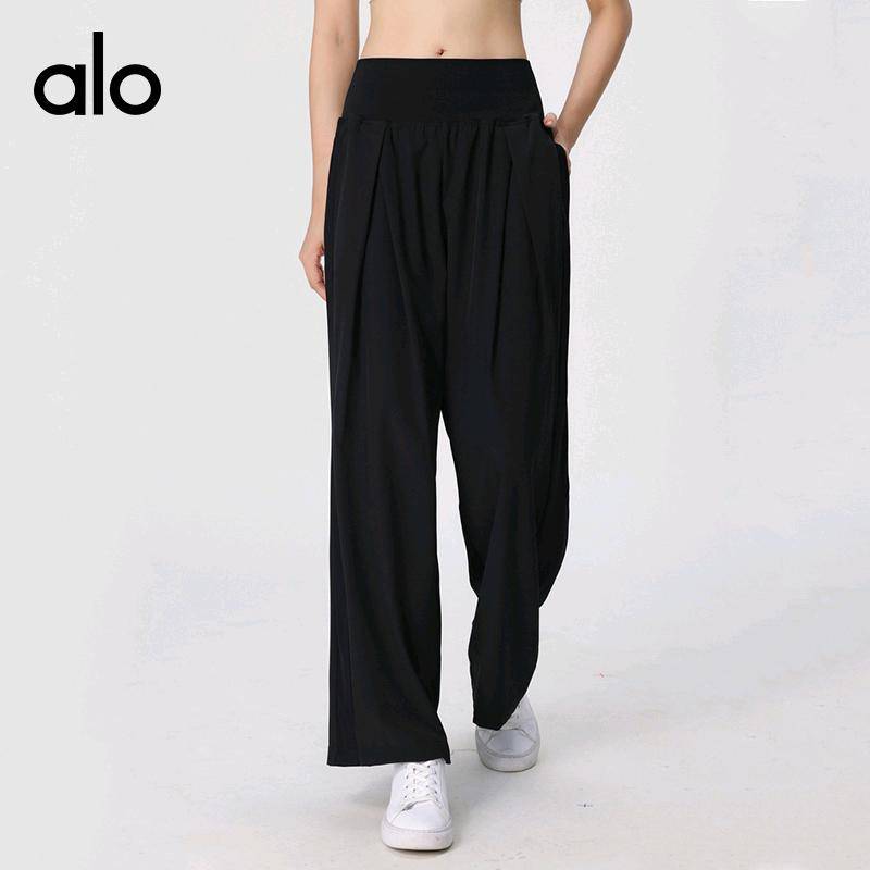 ALO YOGA  💰83💎支持一件代发
aloyoga运动裤女士宽松外穿直筒休闲长裤透气速干跑步阔腿瑜伽训练健身裤
【品牌】ALO 
【款号】9058
【面料】聚酯纤维
【颜色】白色，黑色，卡其棕
【尺码】S，M，L，XL
 专柜同款品质，厂家直销，货源充足，售后保障