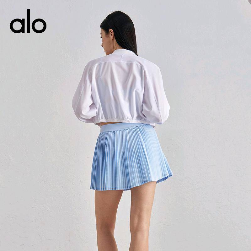 ALO YOGA💰93💎支持一件代发
aloyoga外套速干运动外套户外跑步健身上衣短款拉链运动服外套
【品牌】ALO 
【款号】WT52017
【面料】聚酯纤维/氨纶
【颜色】白色，黑色，水洗黄
【尺码】S，M，L，XL
 专柜同款品质，厂家直销，货源充足，售后保障