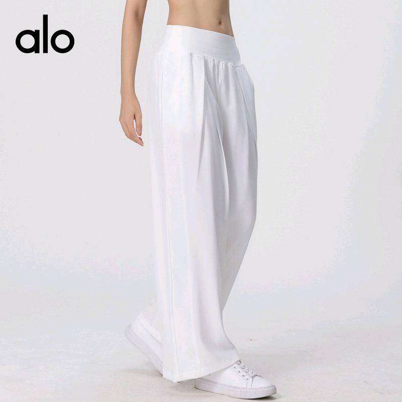 ALO YOGA  💰83💎支持一件代发
aloyoga运动裤女士宽松外穿直筒休闲长裤透气速干跑步阔腿瑜伽训练健身裤
【品牌】ALO 
【款号】9058
【面料】聚酯纤维
【颜色】白色，黑色，卡其棕
【尺码】S，M，L，XL
 专柜同款品质，厂家直销，货源充足，售后保障