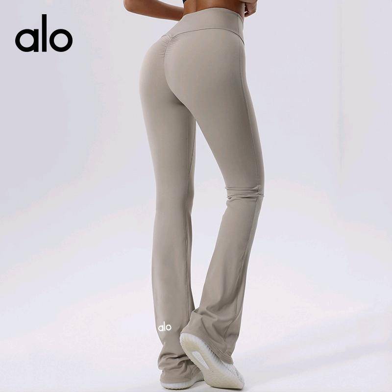 ALO YOGA 💰88💎支持一件代发
aloyoga 蜜桃喇叭瑜伽裤女提臀紧身裤阔腿运动显瘦长裤
【品牌】AlO
【款号】CK627
【面料】锦纶/氨纶
【颜色】果绿色，黑色，咖啡色，骆驼棕
【尺码】S，M，L，XL
 专柜同款品质，厂家直销，货源充足，售后保障