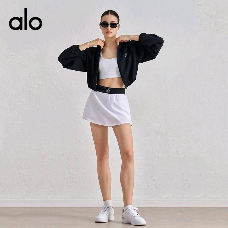 ALO YOGA💰93💎支持一件代发
aloyoga外套速干运动外套户外跑步健身上衣短款拉链运动服外套
【品牌】ALO 
【款号】WT52017
【面料】聚酯纤维/氨纶
【颜色】白色，黑色，水洗黄
【尺码】S，M，L，XL
 专柜同款品质，厂家直销，货源充足，售后保障