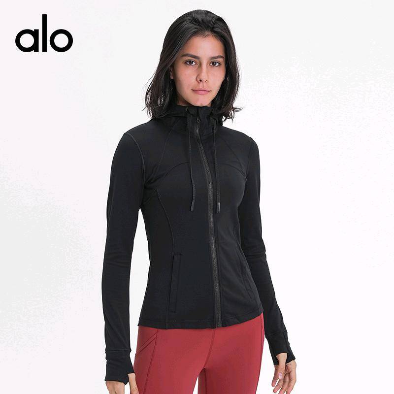 ALO YOGA 💰143💎支持一件代发
aloyoga跨境瑜伽服外套秋冬连帽运动夹克修身显瘦透气健身衣外套
【品牌】ALO 
【款号】JY2088
【面料】棉类混纺
【颜色】桔梗紫，珠光白，夜蓝色，黑色，游牧灰，蒸馏咖啡，比利时蓝
【尺码】S，M，L，XL
专柜同款品质，厂家直销，货源充足，售后保障