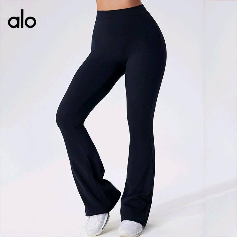 ALO YOGA💰88💎支持一件代发
alo瑜伽裤舞蹈长裤蜜桃后V提臀瑜裤喇叭裤运动阔腿高腰速干健身裤
【品牌】ALO 
【款号】CK628
【面料】锦纶，氨纶
【颜色】粉色，黑色，铅灰色，水蓝
【尺码】S，M，L，XL
 专柜同款品质，厂家直销，货源充足，售后保障