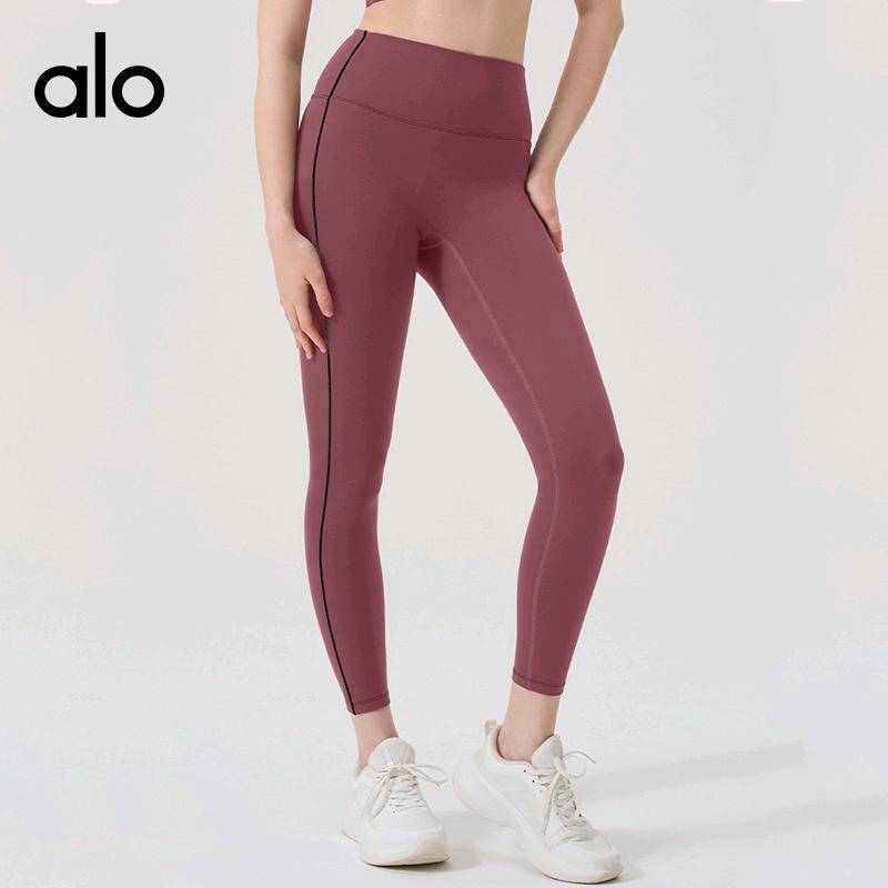 ALO YOGA💰168💎支持一件代发
aloyoga套装纯色高弹紧身高强度运动套装健身瑜伽服
【品牌】ALO 
【款号】TZ4037
【面料】锦纶/氨纶
【颜色】暗夜黑，咖啡色，锈红色，钻石白
【尺码】S，M，L，XL
 专柜同款品质，厂家直销，货源充足，售后保障