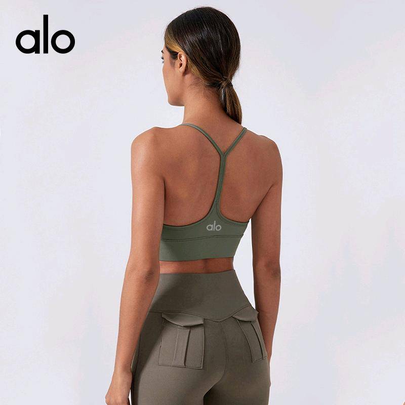 ALO YOGA 💰73💎支持一件代发
aloyoga背心裸感美背运动内衣 防震聚拢运动健身瑜伽bra
【品牌】AlO
【款号】DAW200
【面料】79%锦纶+21%氨纶
【颜色】安哥拉红，白蛋白，比利时蓝，黑色，烤棕色，暮色玫瑰，沙漠灰，石墨灰，鼠尾草绿
【尺码】4，6，8，10，12
 专柜同款品质，厂家直销，货源充足，售后保障