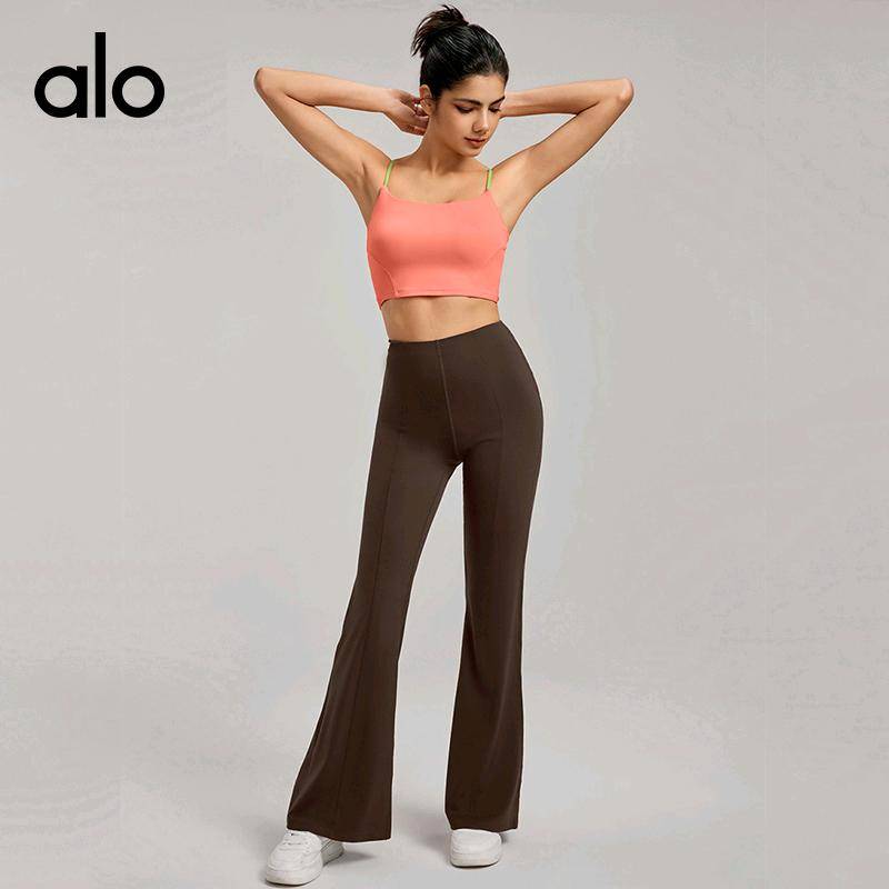 ALO YOGA💰78💎支持一件代发
aloyoga背心撞色健身瑜伽背心女裸感无痕吊带美背高弹瑜伽服
【品牌】ALO 
【款号】DWC115088
【面料】氨纶/锦纶
【颜色】板栗色，海岩灰，淘气粉，夏日蓝
【尺码】S，M，L，XL
 专柜同款品质，厂家直销，货源充足，售后保障