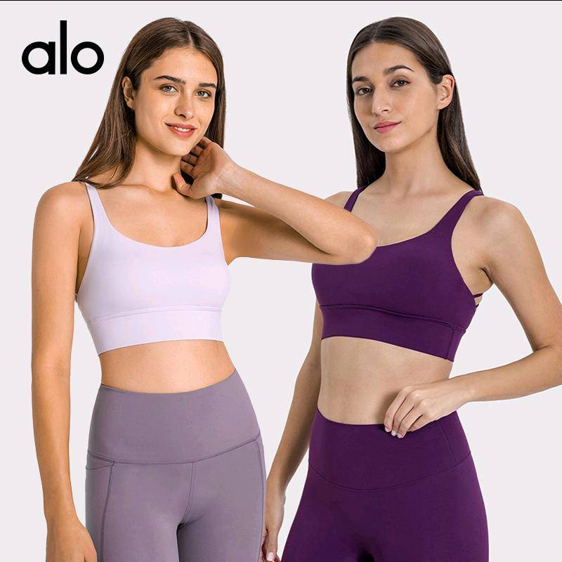 ALO YOGA 💰78💎支持一件代发
aloyoga背心细带交叉美背瑜伽健身内衣运动文胸
【品牌】AlO
【款号】JY2010
【面料】锦纶/氨纶
【颜色】暗橙色，白色，板栗色，骨白，黑色，灰湖绿，克莱因蓝，蓝绿色，琉璃绿，磨砂绿，浅紫荷，树莓紫，水泥蓝，苔绿，土灰色，西纳特拉蓝，洋紫红，樱花粉
【尺码】4，6，8，10，12
 专柜同款品质，厂家直销，货源充足，售后保障