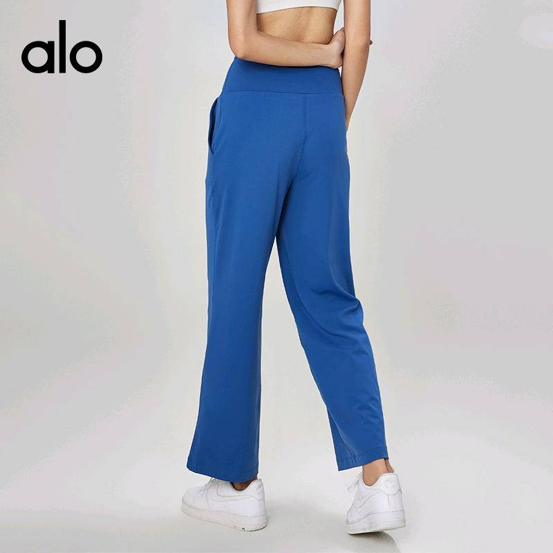 ALO YOGA 💰98💎支持一件代发
alo直筒裤裸感瑜伽运动阔腿裤透气休闲高腰瑜伽裤垂感遛弯直筒裤
【品牌】AlO
【款号】CK1527
【面料】锦纶/氨纶
【颜色】白蛋白，海军蓝，黑色，沥青蓝，石墨灰 
【尺码】4，6，8，10
 专柜同款品质，厂家直销，货源充足，售后保障