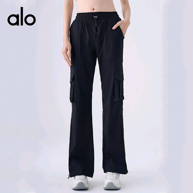 ALO YOGA 💰98💎支持一件代发
alo运动裤休闲女宽松显瘦抽绳两穿速干工装裤户外跑步健身长裤
【品牌】AlO
【款号】CK8857
【面料】人棉/锦纶/氨纶
【颜色】黑色，军绿色，卡其棕，浅灰色
【尺码】S，M，L，XL
 专柜同款品质，厂家直销，货源充足，售后保障