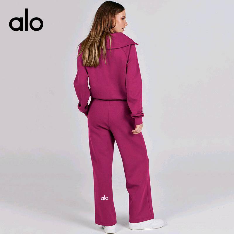ALO YOGA 💰88💎支持一件代发
aloyoga跨境运动套装外贸款休闲拉链瑜伽服长袖卫衣阔腿裤两件套
【品牌】AlO
【款号】1860
【面料】锦纶/尼龙
【颜色】黑色，杏色，棕色，绿色，灰色，玫红色，浅灰色，浅卡其色，深蓝色，浅绿色，白色，天蓝色，军绿色，酒红色
【尺码】S，M，L，XL，2XL
 专柜同款品质，厂家直销，货源充足，售后保障