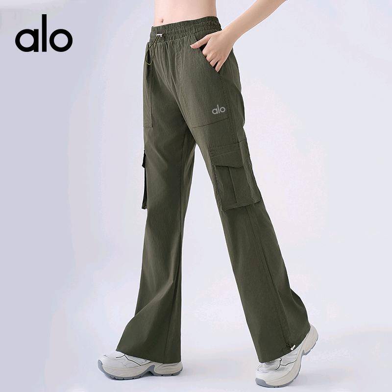 ALO YOGA 💰98💎支持一件代发
alo运动裤休闲女宽松显瘦抽绳两穿速干工装裤户外跑步健身长裤
【品牌】AlO
【款号】CK8857
【面料】人棉/锦纶/氨纶
【颜色】黑色，军绿色，卡其棕，浅灰色
【尺码】S，M，L，XL
 专柜同款品质，厂家直销，货源充足，售后保障