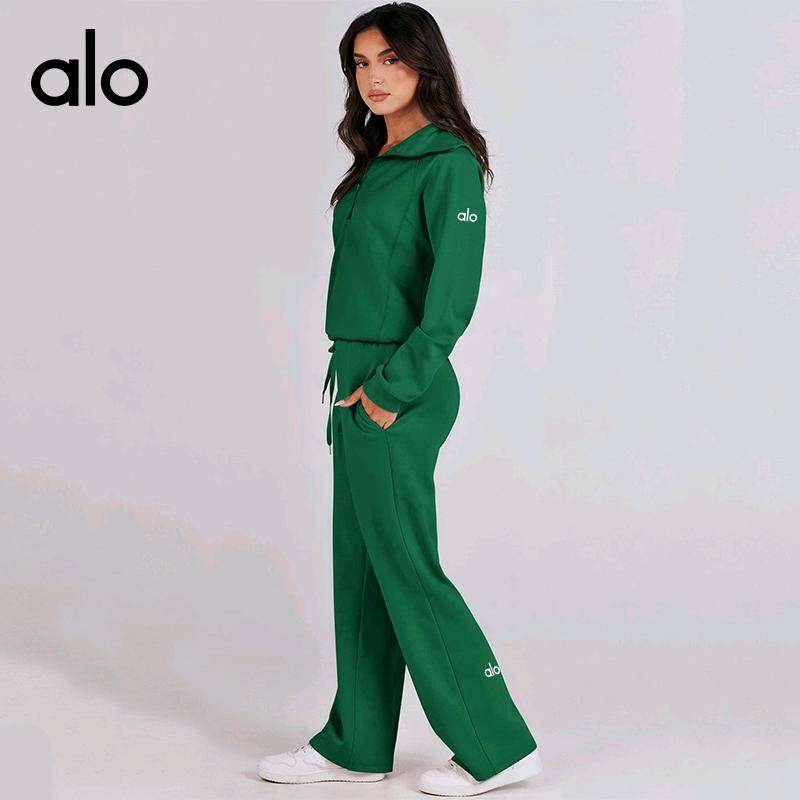 ALO YOGA 💰88💎支持一件代发
aloyoga跨境运动套装外贸款休闲拉链瑜伽服长袖卫衣阔腿裤两件套
【品牌】AlO
【款号】1860
【面料】锦纶/尼龙
【颜色】黑色，杏色，棕色，绿色，灰色，玫红色，浅灰色，浅卡其色，深蓝色，浅绿色，白色，天蓝色，军绿色，酒红色
【尺码】S，M，L，XL，2XL
 专柜同款品质，厂家直销，货源充足，售后保障