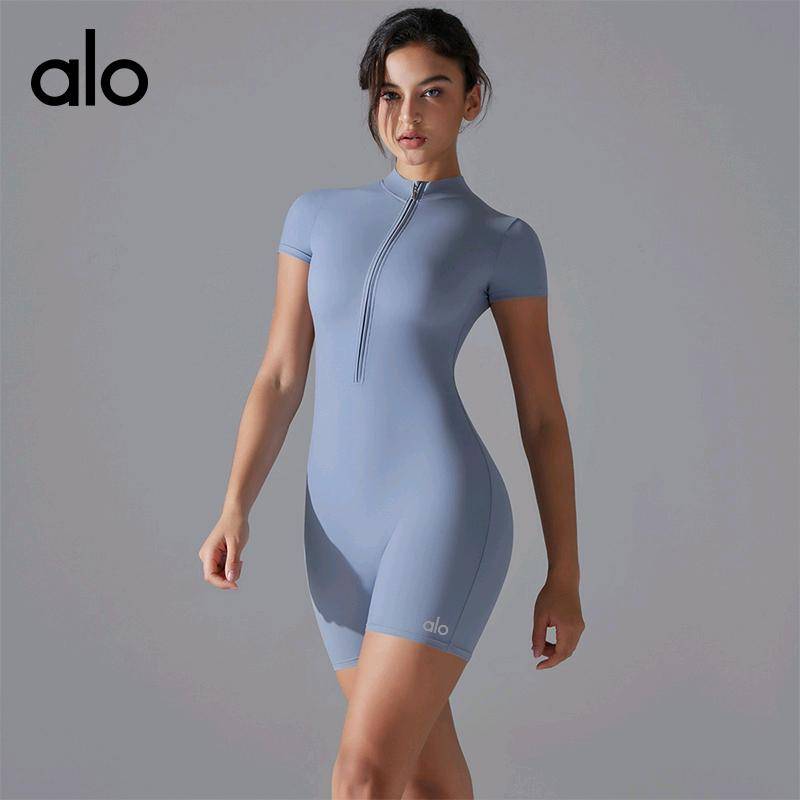 ALO YOGA💰88💎支持一件代发
aloyoga 新款夏季拉链短袖短裤瑜伽连体服女舞蹈健身紧身运动连体衣
【品牌】ALO 
【款号】TZ6657
【面料】氨纶/锦纶
【颜色】板栗色，黑色，深灰色，雾霾蓝，枣红色
【尺码】S，M，L，XL
 专柜同款品质，厂家直销，货源充足，售后保障