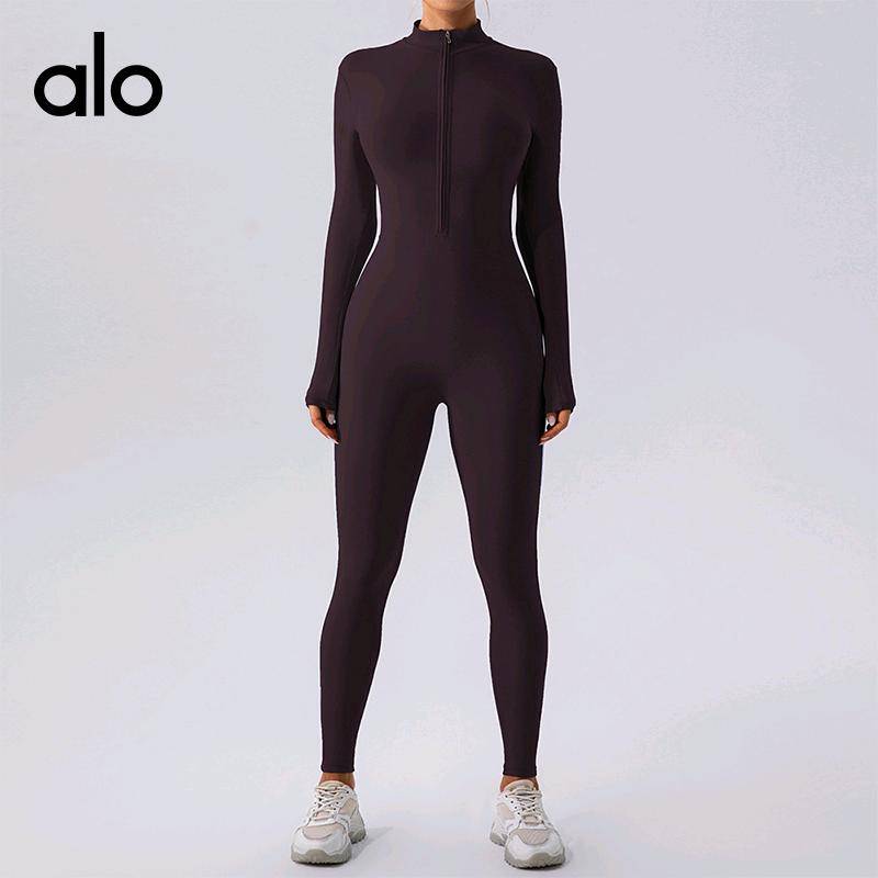 ALO YOGA💰121💎支持一件代发
aloyoga 加绒连体连瑜伽服长袖保暖健身运动连体紧身衣
【品牌】ALO 
【款号】YW989（加绒）
【面料】氨纶/锦纶
【颜色】藏青色，黑色，米色，葡萄紫，深灰色，深棕色
【尺码】S，M，L，XL
 专柜同款品质，厂家直销，货源充足，售后保障