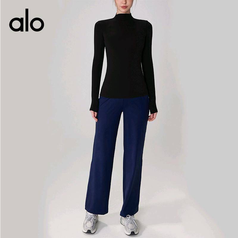 ALO YOGA💰78💎支持一件代发
aloyoga 秋冬新款裸感高领瑜伽上衣女内搭显瘦运动长袖打底衫
【品牌】ALO 
【款号】CX42012
【面料】锦纶/氨纶
【颜色】白色，黑色，蒸馏咖啡
【尺码】S，M，L，XL
 专柜同款品质，厂家直销，货源充足，售后保障