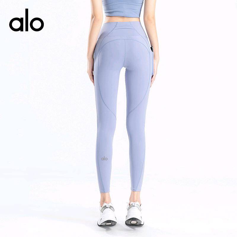 ALO YOGA💰78💎支持一件代发
aloyoga 瑜伽裤跨境健身磨毛裸感夏运动裤紧身口袋高腰提臀瑜伽服
【品牌】ALO 
【款号】KZ905
【面料】锦纶/氨纶
【颜色】暗紫色，黑色，墨灰色，雾蓝色，烟熏粉
【尺码】S，M，L，XL 
 专柜同款品质，厂家直销，货源充足，售后保障