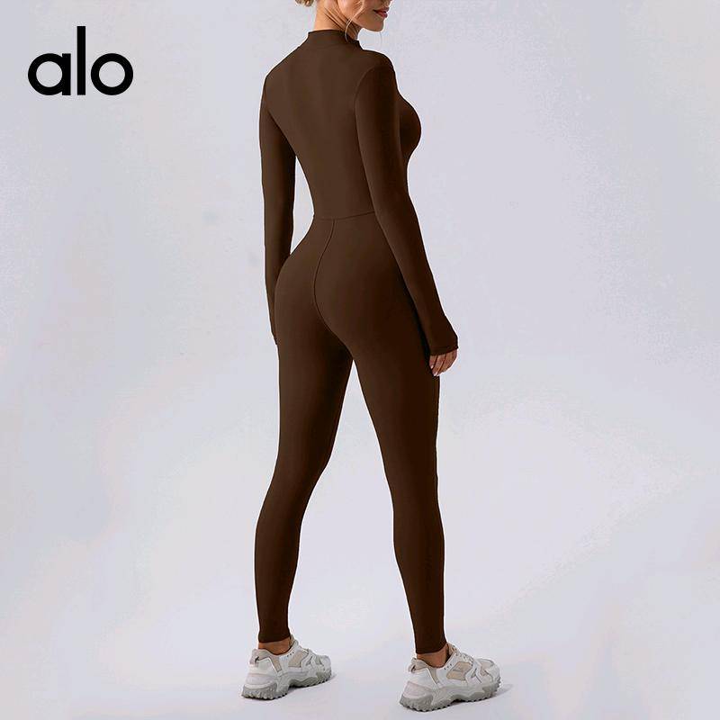 ALO YOGA💰121💎支持一件代发
aloyoga 加绒连体连瑜伽服长袖保暖健身运动连体紧身衣
【品牌】ALO 
【款号】YW989（加绒）
【面料】氨纶/锦纶
【颜色】藏青色，黑色，米色，葡萄紫，深灰色，深棕色
【尺码】S，M，L，XL
 专柜同款品质，厂家直销，货源充足，售后保障