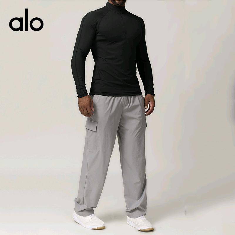 ALO YOGA 💰98💎支持一件代发
aloyoga 跨境男士运动速干拉链长袖t恤跑步健身居家通勤休闲上衣
【品牌】AlO
【款号】DCX1041
【面料】涤纶/氨纶
【颜色】高级黑，铅灰色
【尺码】8/S，10/M，12/L，14/XL，16/XXL
 专柜同款品质，厂家直销，货源充足，售后保障