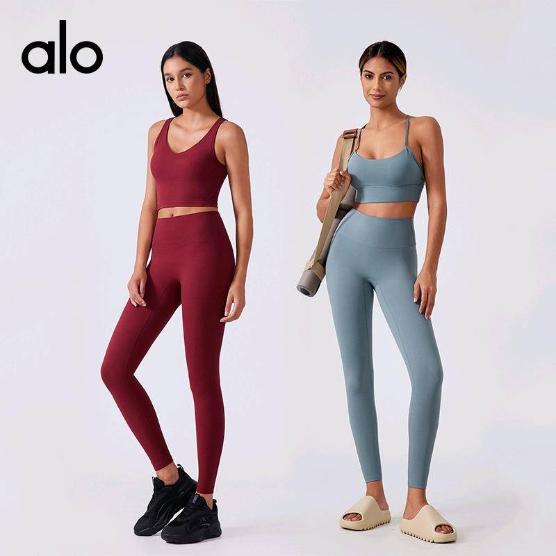 ALO YOGA 💰88💎支持一件代发
aloyoga 新款蜜桃提臀运动健身长裤无尴尬线裸感高腰紧身瑜伽裤
【品牌】ALO 
【款号】D19108
【面料】锦纶/氨纶
【颜色】安哥拉红，比利时蓝，烤棕色，暮色玫瑰，沙漠灰，石墨灰，鼠尾草绿
【尺码】2（80-90斤），4（90-100斤），6（100-115斤），8（115-125斤），10（125-140斤），12（140-150斤）
 专柜同款品质，厂家直销，货源充足，售后保障