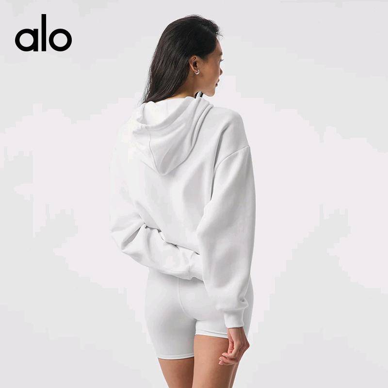 ALO YOGA💰78💎支持一件代发
aloyoga 新款瑜伽服套头休闲宽松圆领卫衣春秋季多巴胺纯色卫衣
【品牌】ALO 
【款号】JY9710（圆领卫衣）
【面料】聚酯纤维/棉
【颜色】白色，藏青色，黑色，麻灰色，深卡其色，铁灰色，雾霾蓝色
【尺码】S，M，L，XL ，XXL ，XXXL
 专柜同款品质，厂家直销，货源充足，售后保障
