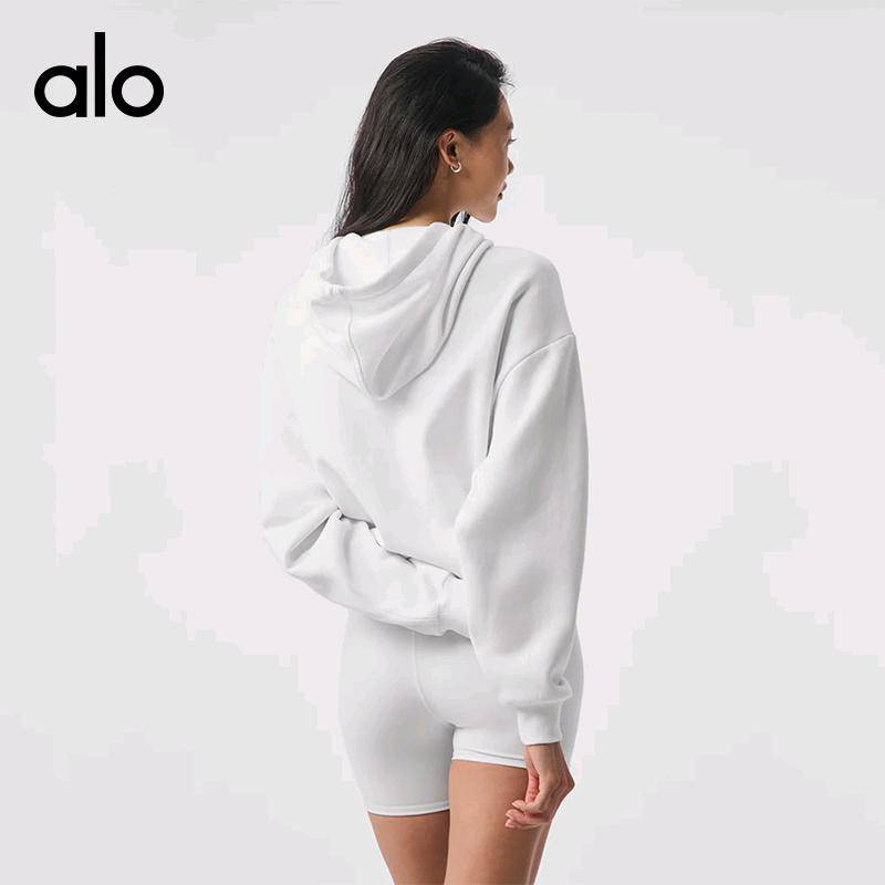 ALO YOGA 💰108💎支持一件代发
aloyoga 秋冬新品纯色套头连帽长袖卫衣女装时尚休闲卫衣外套
【品牌】ALO 
【款号】JY910（刺绣版）
【面料】100%棉 里料100%聚酯纤维
【颜色】黑色，白色
【尺码】S，M，L，XL
 专柜同款品质，厂家直销，货源充足，售后保障