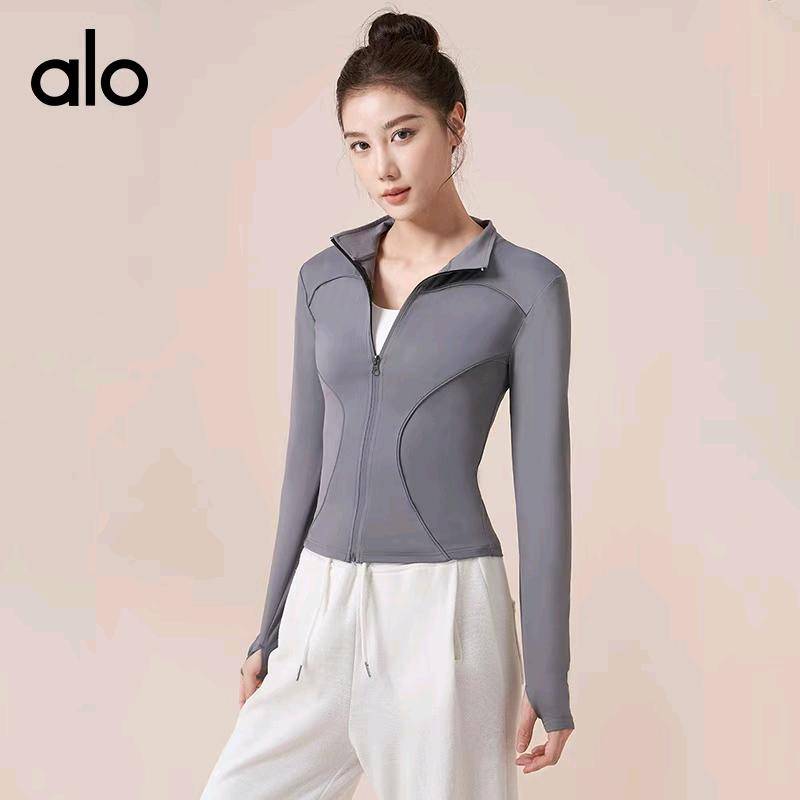 ALO YOGA💰78💎支持一件代发
aloyoga 骑行服户外休闲跑步反光夜跑服女式防风运动外套
【品牌】ALO 
【款号】JYMW060
【面料】聚酯纤维含量82.5%，氨纶含量17.5%
【颜色】白色，海岩灰，玫瑰红，星耀黑
【尺码】S，M，L，XL，XXL
 专柜同款品质，厂家直销，货源充足，售后保障
