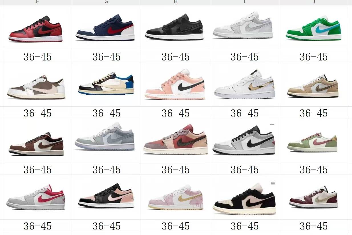 AJ1低帮合集图，欢迎拿图问价