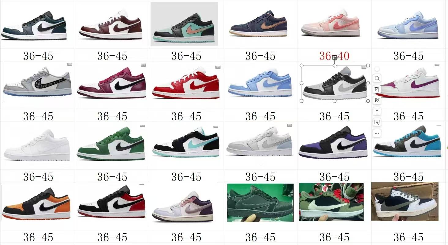 AJ1低帮合集图，欢迎拿图问价