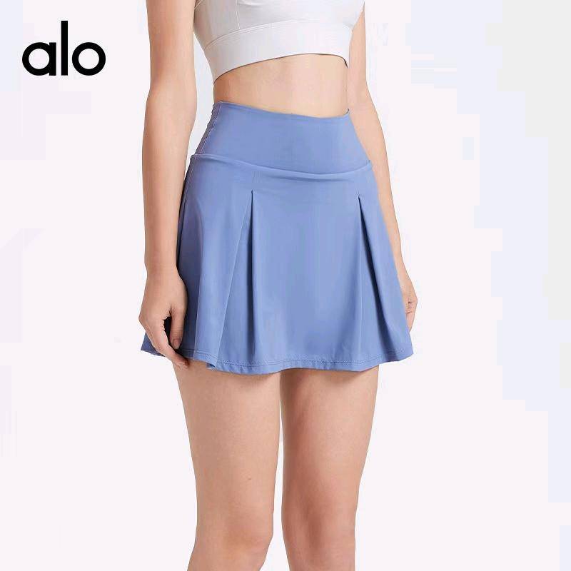 ALO YOGA 💰78💎支持一件代发
alo yoga速干健身跑步运动网球裙口袋半身裙百褶裙
【品牌】ALO 
【款号】YQ213
【面料】锦纶/尼龙
【颜色】白色，黑色，气球蓝
【尺码】S，M，L，XL
 专柜同款品质，厂家直销，货源充足，售后保障