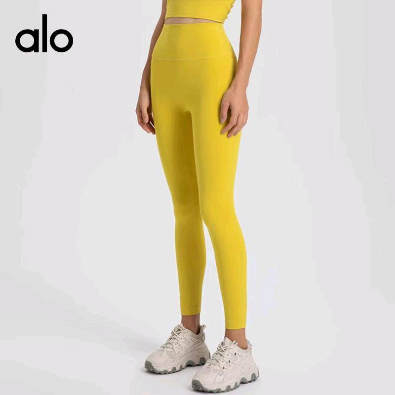 ALO YOGA 💰78💎支持一件代发 
aloyoga 云感超柔提臀女高腰弹力裸感运动跑步瑜伽服长裤
【品牌】ALO 
【款号】CK219
【面料】锦纶/氨纶
【颜色】茶栗棕，橙锈色，淡蓝灰，豆沙粉，飞泉绿，绯红色，古铜棕，海军蓝，琥珀黄，芥末绿，晶石黑，晶石紫蓝，可可色，亮丽黄，玫瑰红，木莓红，葡萄酒红，普鲁士蓝，浅湖蓝，茜红粉，青木绿，珊瑚红，深碧玉，深咖色，炭黑灰，藤萝紫，雾岛色，犀牛灰，象牙白，薰衣草紫
【尺码】S，M，L，XL
 专柜同款品质，厂家直销，货源充足，售后保障