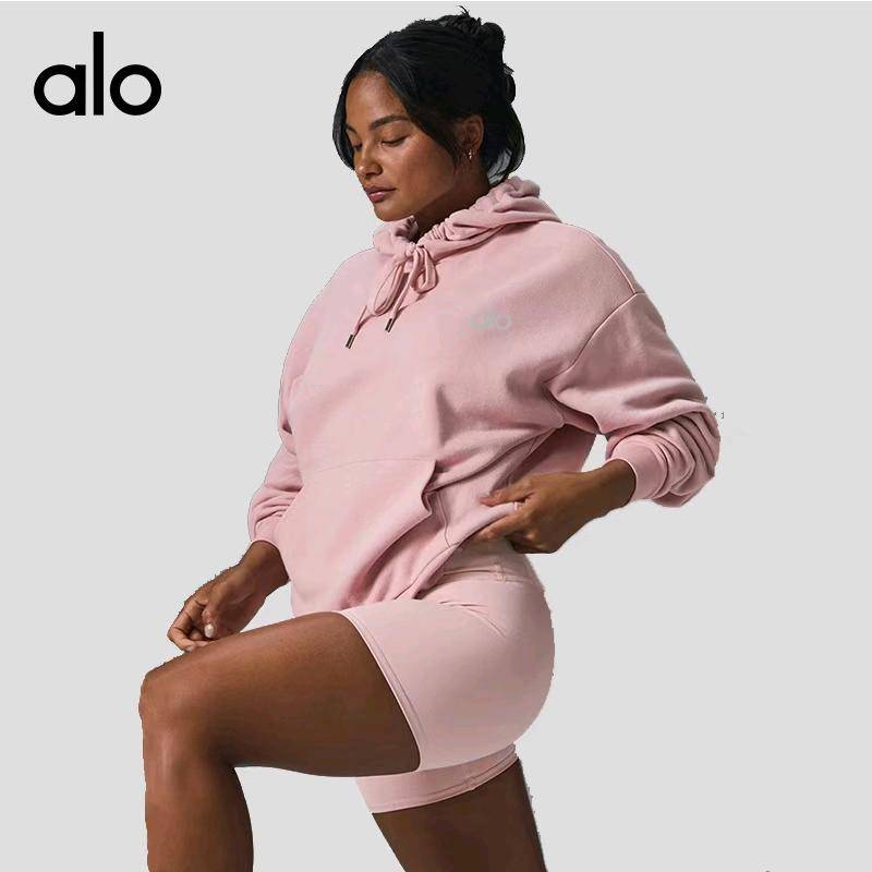 ALO YOGA💰83💎支持一件代发
alo yoga卫衣潮牌套头休闲宽松连帽卫衣多巴胺纯色重磅落肩帽衫
【品牌】ALO 
【款号】JYY02
【面料】棉
【颜色】冰魄蓝，白色，藏青色，粉红色，黑色，酒红色，咖啡色，墨绿色，浅卡其，
深灰色，杏色，雪花灰
【尺码】S，M，L，XL ，XXL，XXXL，4XL
 专柜同款品质，厂家直销，货源充足，售后保障