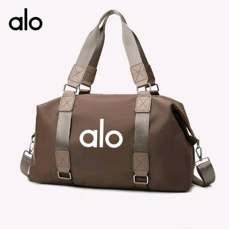 ALO YOGA 💰65💎支持一件代发 
aloyoga 健身包手提瑜伽包女干湿分离防水大容量行李包短途旅行包
【品牌】ALO 
【款号】JY22
【面料】防泼水牛津布
【颜色】黑色，卡其色，浅粉色，深蓝色，紫红色
【尺码】均码
 专柜同款品质，厂家直销，货源充足，售后保障