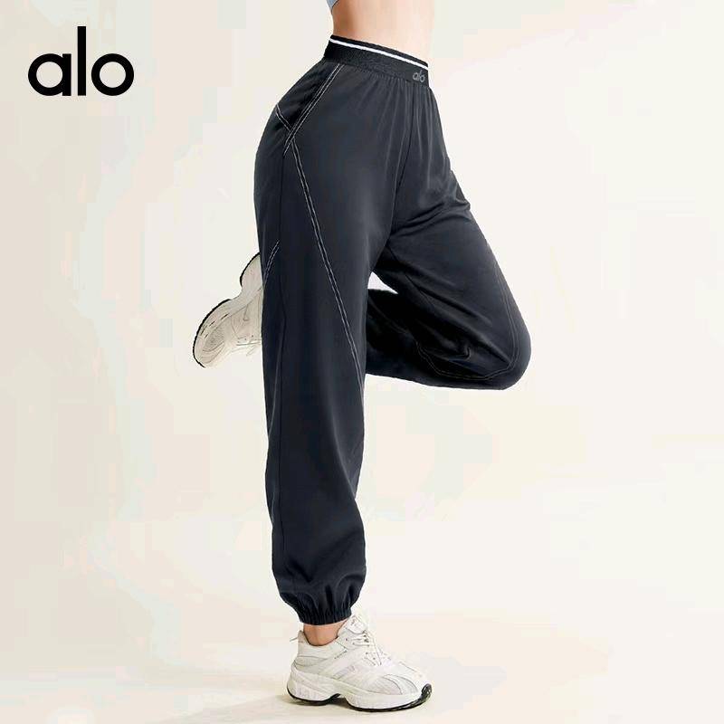 ALO YOGA💰73💎支持一件代发
aloyoga长裤速干长裤女宽松跑步健身弹性透气训练运动裤
【品牌】ALO 
【款号】JYWK025
【面料】氨纶/聚酯纤维
【颜色】黑色，酱紫色，枪灰色
【尺码】S，M，L，XL，XXL
 专柜同款品质，厂家直销，货源充足，售后保障