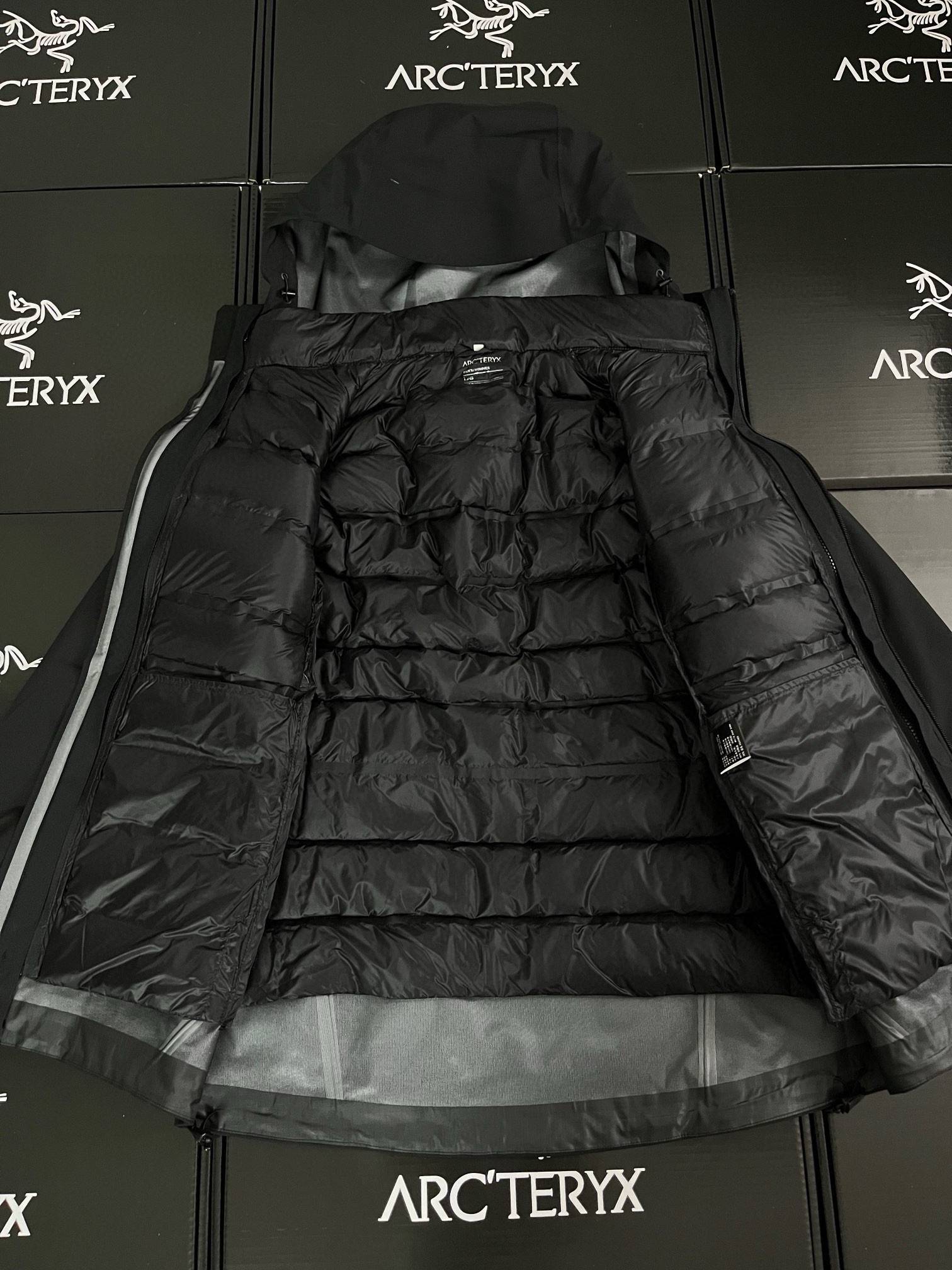 市面最顶 始祖鸟三合一可拆卸羽绒内胆 始祖鸟三合一冲锋衣 下单即送专柜礼盒 品质吊打市面通货