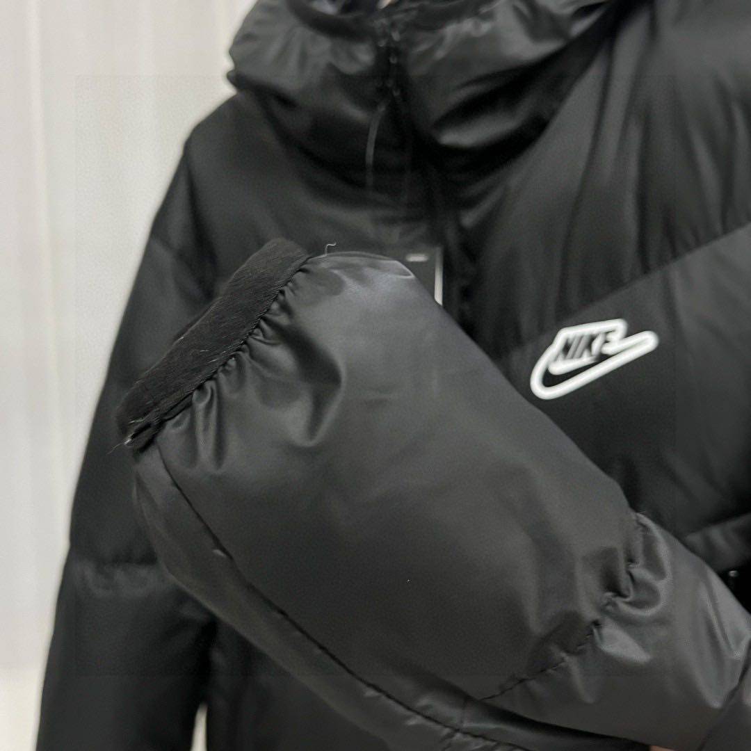 💰210 新款上新👏👏👏 冬季情侣男女同款连帽保暖柜子棉衣  柜子同款！逼格满满！25ssNIKE/耐克冬季男女同款情侣款男士拼色拼接保暖个性时尚塔丝绒连帽棉服棉衣青年外套. 小红书 抖音爆款众明星纷纷上身！采用原厂客供防风面料，选用优质塔丝绒和高端羽绒棉夹层内里，亲肤柔软 保暖